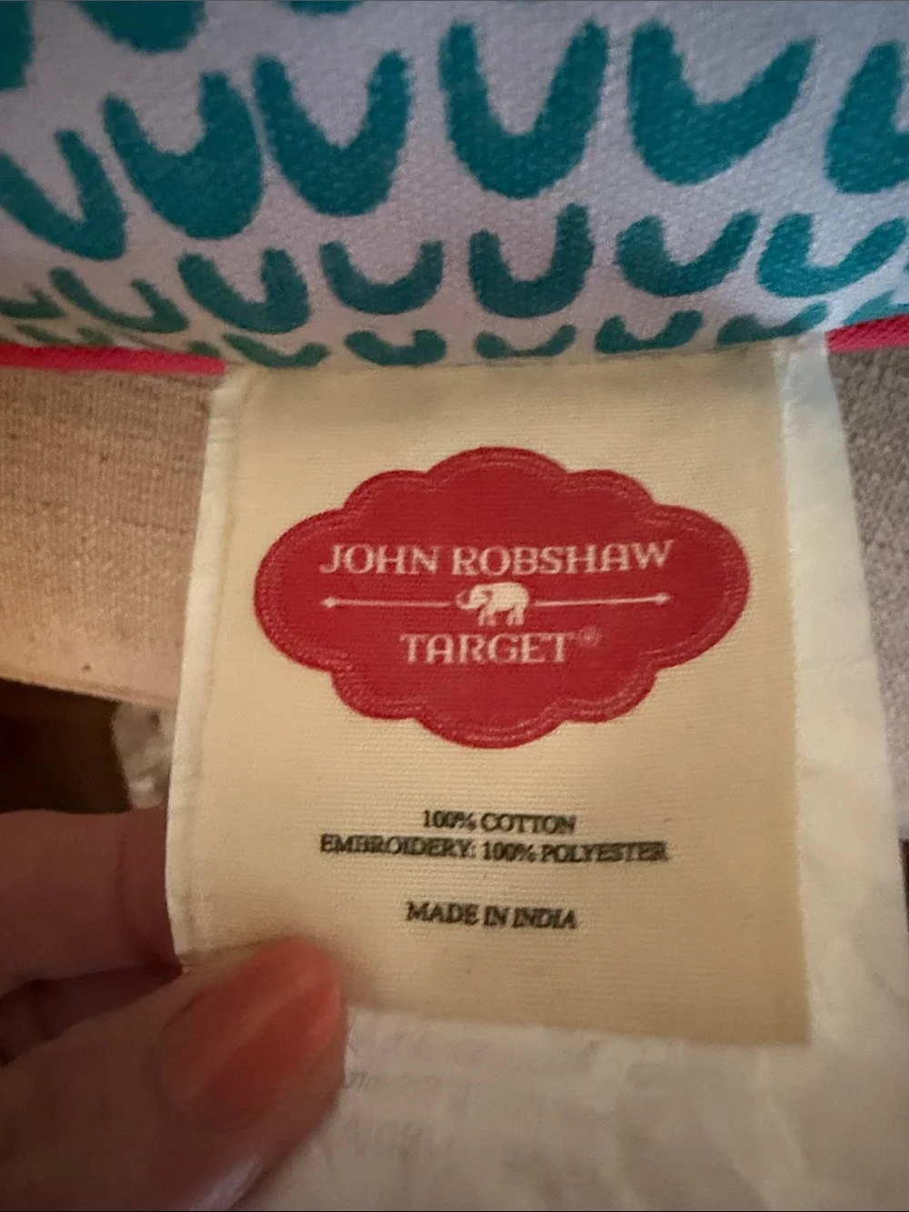 John Robshaw for Target Elephant Pillow NET